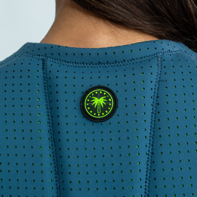 Chaleco Verde Azul