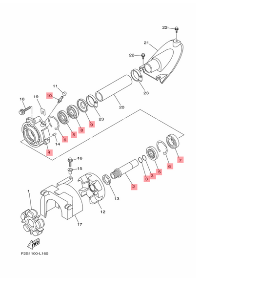 FX SVHO Horn Repair Kit