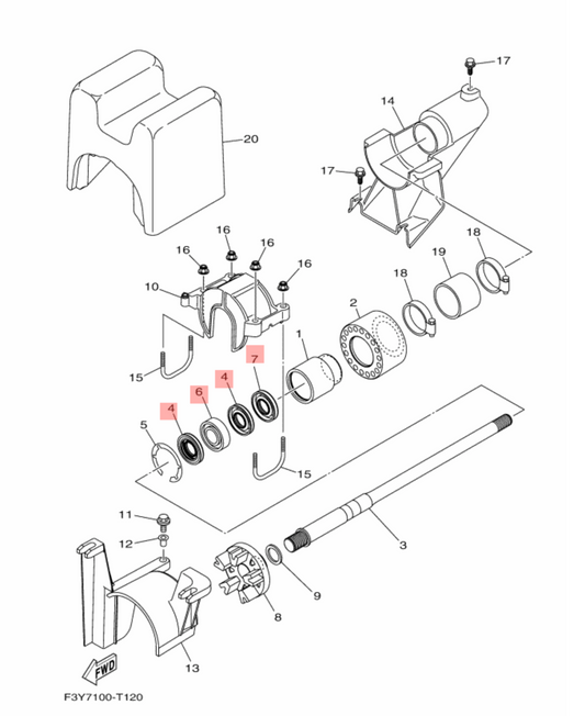 KIT Reparacion Bocina 1100